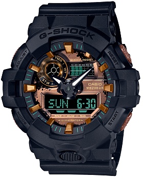 Японские наручные часы CASIO G-SHOCK GA-700RC-1A