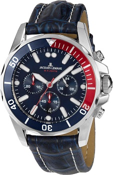 Наручные часы Jacques Lemans 1-2091B с хронографом