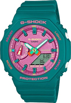 Японские наручные часы Casio G-SHOCK GMA-S2100BS-3A с хронографом