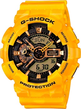 Японские наручные часы Casio G-SHOCK GA-110CM-9A с хронографом