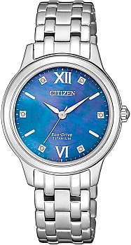 Японские титановые наручные часы Citizen EM0720-85N