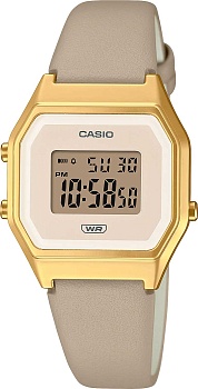 Японские наручные часы Casio Vintage LA680WEGL-5 с хронографом