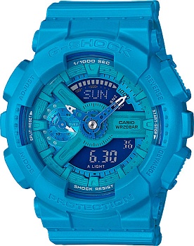 Японские наручные часы Casio G-SHOCK GMA-S110VC-2A с хронографом