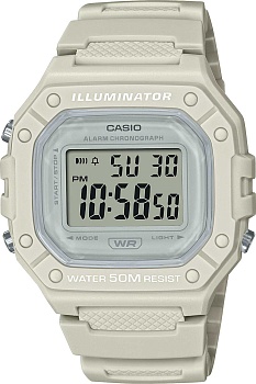 Японские наручные часы Casio Collection W-218HC-8AVEF с хронографом